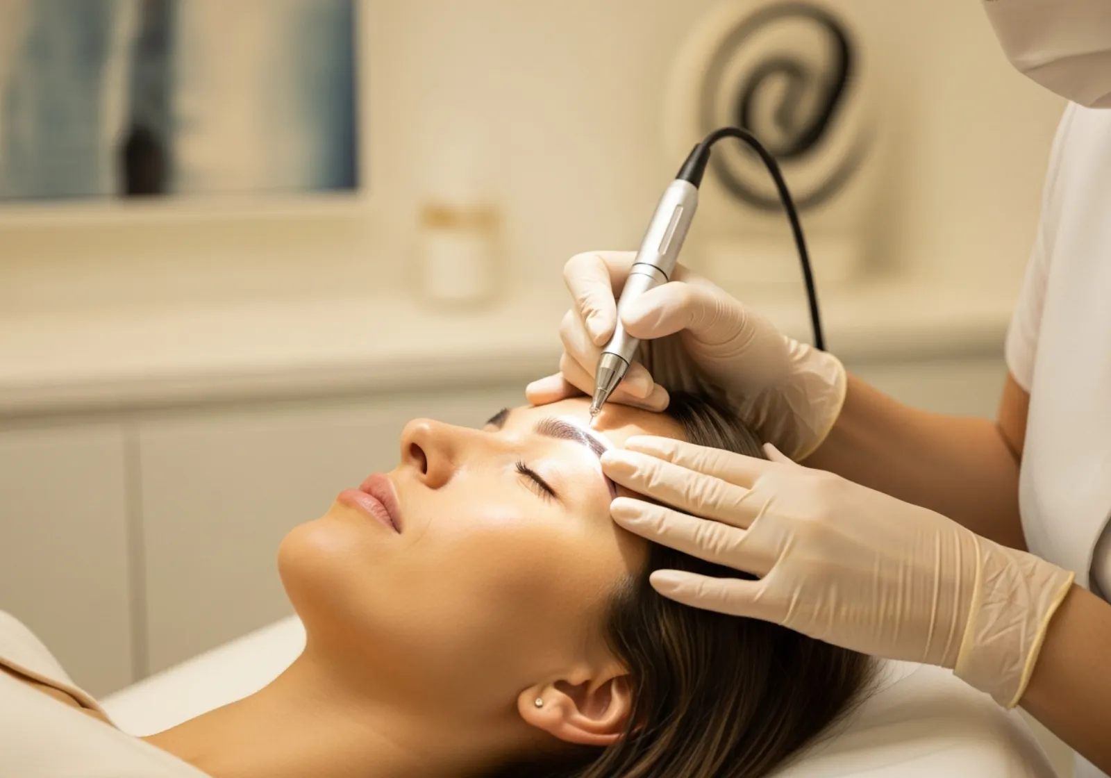 Permanent-Make-up der Augenbrauen bei Norden Medical Aesthetics